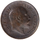 Copper Half Pice Coin of King Edward VII of Calcutta Mint of 1908.