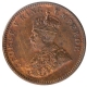 Copper One Quarter Anna Coin of King George V of Calcutta Mint of 1934.