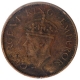 Copper One Quarter Anna Coin of King George VI of Bombay Mint of 1942.