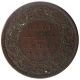 Copper Half Anna Coin of Victoria Queen of Madras Mint of 1862.