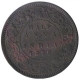 Copper Half Anna Coin of Victoria Queen of Calcutta Mint of 1876.