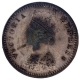 Silver Two Annas Coin of Victoria Empress of Bombay Mint of 1890.