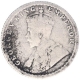 Silver Quarter Rupee Coin of King George V of Calcutta Mint of 1911.