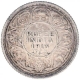 Silver Quarter Rupee Coin of King George V of Bombay Mint of 1913.