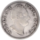 Silver Half Rupee Coin of King William IIII of Calcutta Mint of 1835.