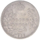 Silver Half Rupee Coin of King Edward VII of Calcutta Mint of 1908.