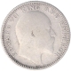 Silver Half Rupee Coin of King Edward VII of Calcutta Mint of 1908.