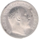 Silver Half Rupee Coin of King Edward VII of Calcutta Mint of 1910.