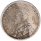 Silver Half Rupee Coin of King George V of Calcutta Mint of 1914.