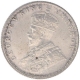 Silver Half Rupee Coin of King George V of Bombay Mint of 1924.