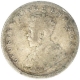 Silver Half Rupee Coin of King George V of Calcutta Mint of 1927.