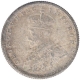 Silver Half Rupee Coin of King George V of Calcutta Mint of 1936.