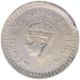 Silver Half Rupee Coin of King George VI of Bombay Mint of 1943.