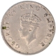 Nickel Half Rupee Coin of King George VI Bombay Mint of 1946.