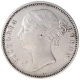 Silver One Rupee Coin of Victoria Queen of Calcutta Mint of 1840.