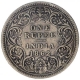 Silver One Rupee Coin of Victoria Queen of Calcutta Mint of 1862.