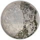 Silver One Rupee Coin of Victoria Queen of Bombay Mint of 1862.