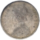 Silver One Rupee Coin of Victoria Queen of Bombay Mint of 1876.