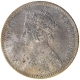 Silver One Rupee Coin of Victoria Empress of Calcutta Mint of 1887.