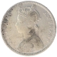 Silver One Rupee Coin of Victoria Empress of Bombay Mint of  1887.