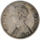 Silver One Rupee Coin of Victoria Empress of Calcutta Mint of 1888.