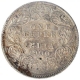 Silver One Rupee Coin of Victoria Empress of Calcutta Mint of 1900.