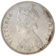 Silver One Rupee Coin of Victoria Empress of Calcutta Mint of 1900.