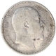 Silver One Rupee Coin of King Edward VII of Calcutta Mint of 1903.