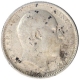 Silver One Rupee Coin of King Edward VII of Calcutta Mint of 1907.