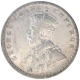 Silver One Rupee Coin of King George V of Calcutta Mint of 1913.