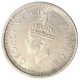 Silver One Rupee Coin of King George VI Bombay Mint of 1942.