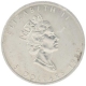 Silver Five Dollar Coin of Elizabeth II of Canada.