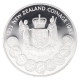 Silver Proof Dollar Coin of Elizabeth II of New Zealand.