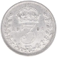 Silver Three Cents Coin of Victoria of United Kingdom.