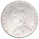 Silver Double Florin Coin of Queen Victoria of Great Britain. 