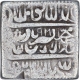 Silver Square Akbars Token.