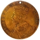 Brass Medal for  Freedom and Honor of King George V 1919.