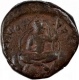 Copper Tetradrachma Coin of Huvishka of Kushan Dynasty Cross-legged type.