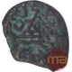 Copper Coin of Rudrasimha I of Western Kshatrapas.