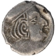 Silver Drachma Coins of Visvasena of Western Kshatrapas.