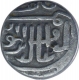 Silver Half Tanka Coin of Shams ud din Muzaffar II of Gujurat Sultanate.