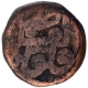 Copper Dam Coin of Akbar of Urdu Zafar Qarin Mint.