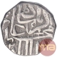 Silver Half Rupee (Mahmudi) Coin of Akbar of Mulhar Mint.