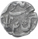 Silver Half Rupee Coin of Shah Alam II of Azimabad Mint.