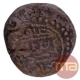 Copper Kasu Coin of Tirumalaraya of Vijayanagar Kingdom.