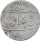 Silver One Rupee Coin of Muhammad Banaras Mint of Awadh State.