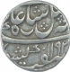 Silver One Rupee Coin of Murshidabad Mint of Bengal Presidency.