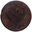 Copper Double Pice Coin of English Mint of Bombay Presidency.