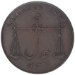 Copper Quarter Anna Proof Coin of Bombay Presidency.