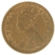 Copper One Twelfth Anna Coin of Victoria Empress of Bombay Mint of 1887.